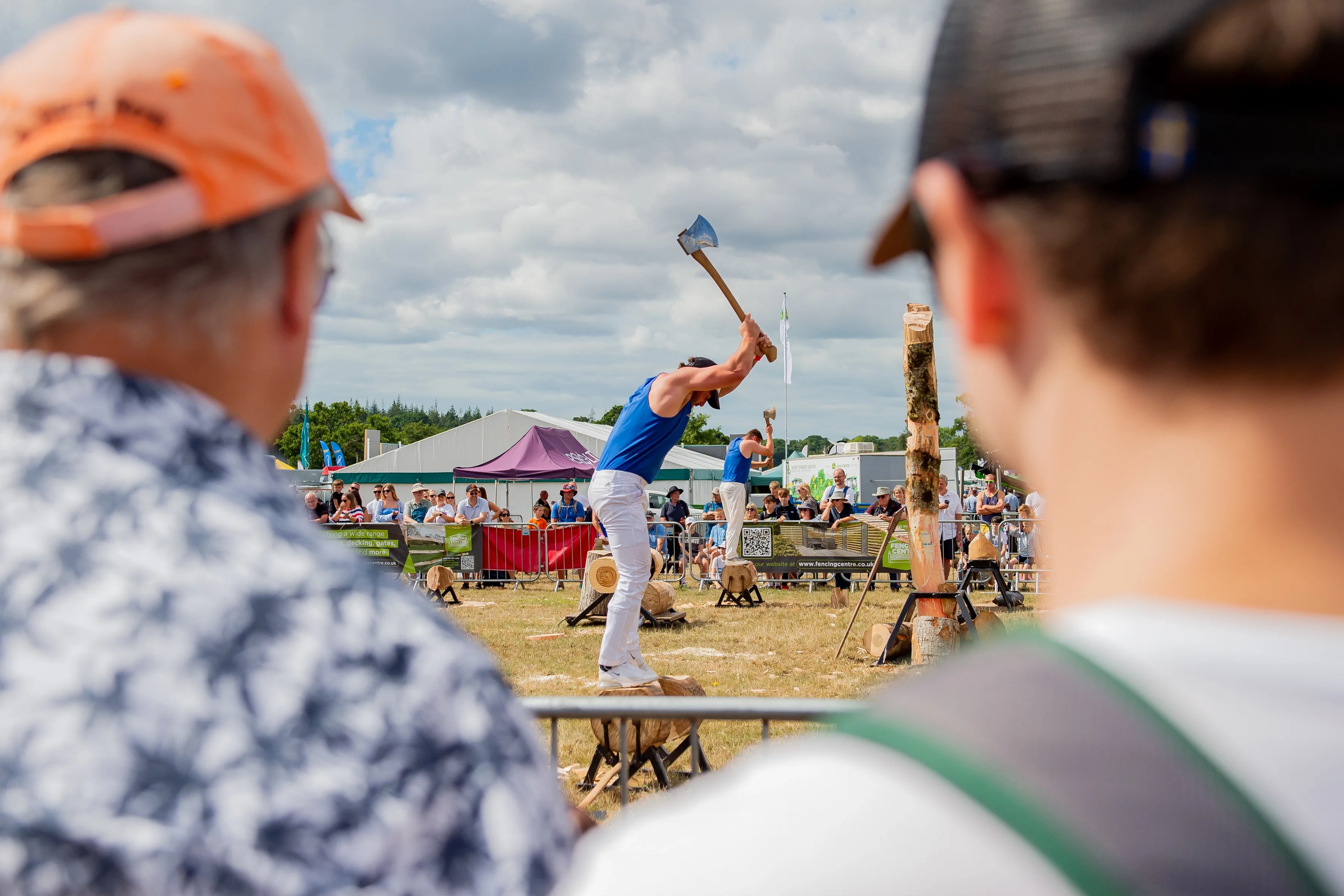 New Forest Show axemen New Forest Show axemen
