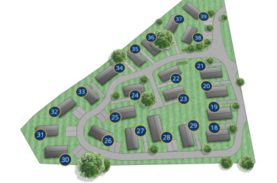 Merley Phase One Plot Numbers Rectangle